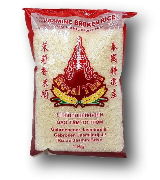 Broken Jasmine Rice 1kg ROYAL THAI emarket.fi